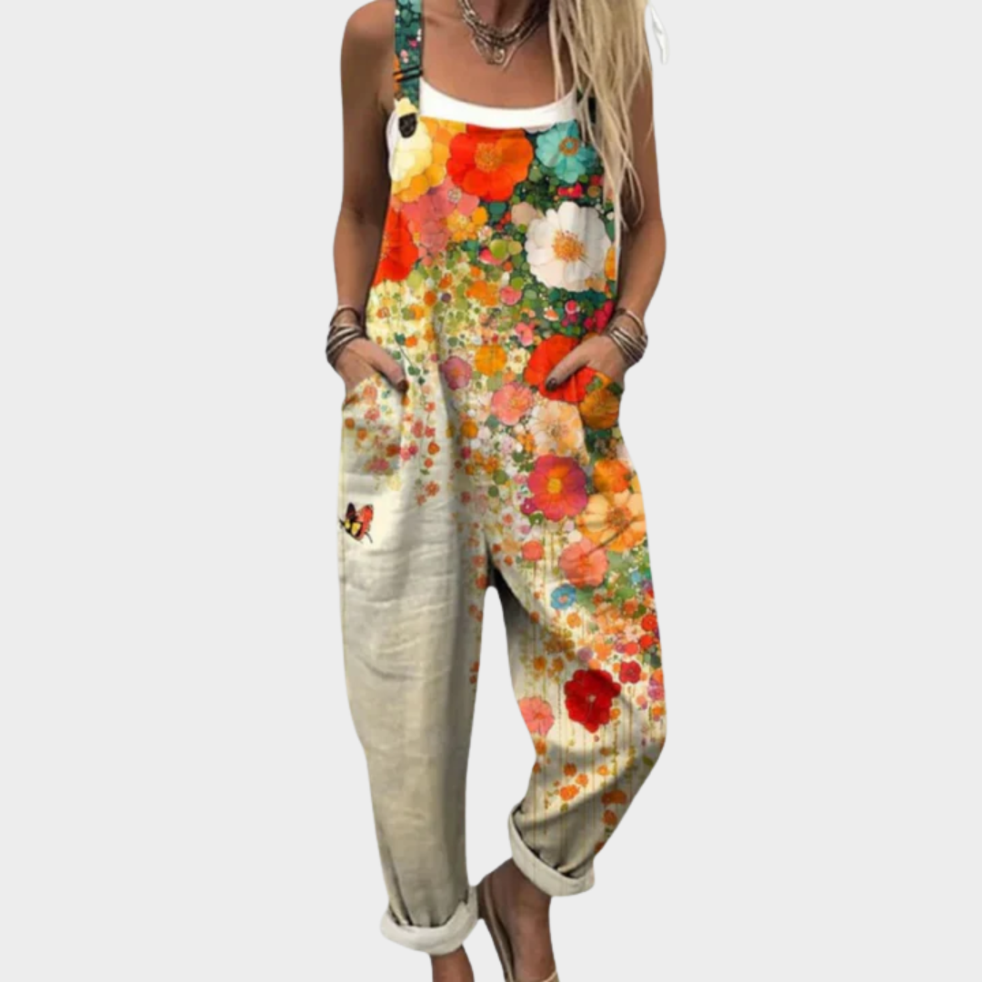 Maribel | Vintage Floral Overalls for Relaxed Everyday Comfort