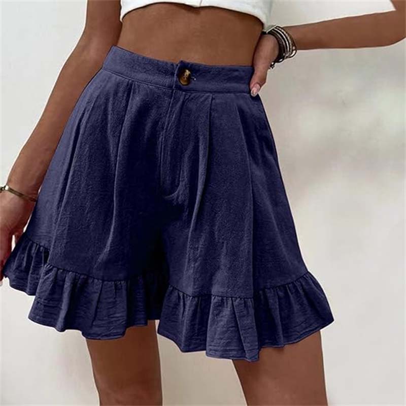 Donna | Breezy Ruffle Hem Shorts