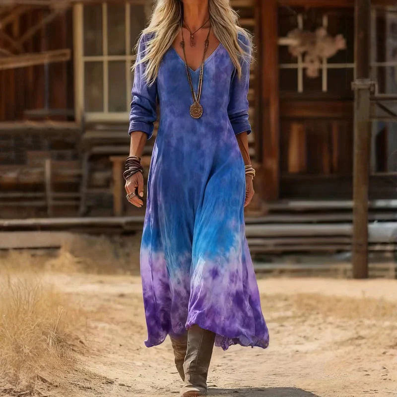 Bea | Long Sleeve Vintage Casual Dress