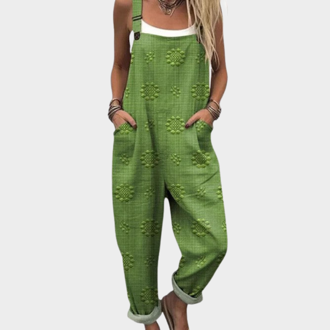 Lena | Relaxed Everyday Printed Overalls