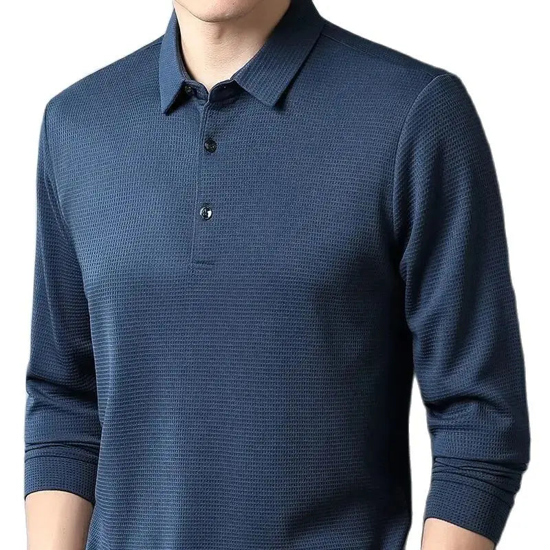 Sean | Casual Waffle Polo Shirt