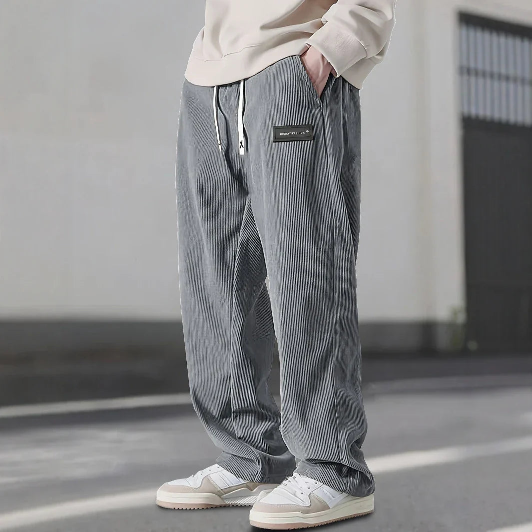 Adrian | Relaxed Corduroy Cargo Sweatpants