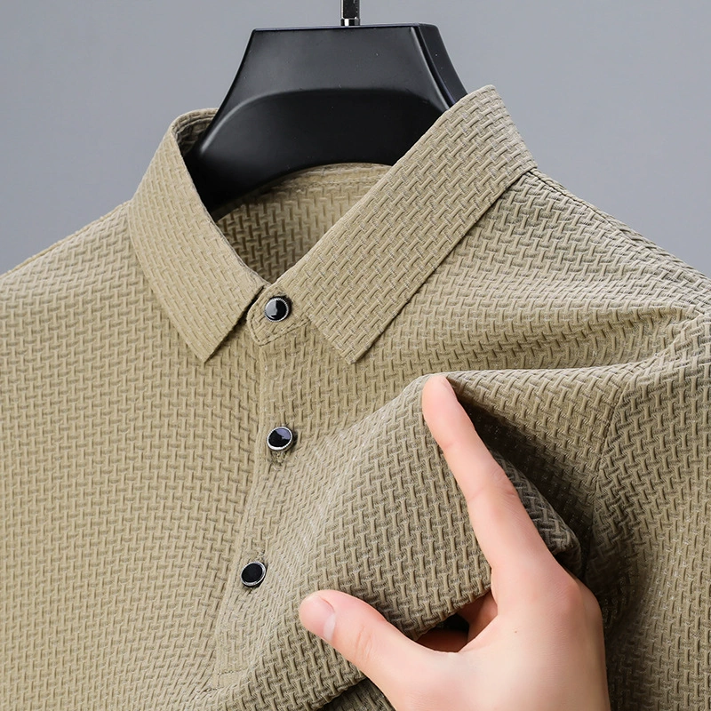 Andrew | Textured Elegance Polo Shirt
