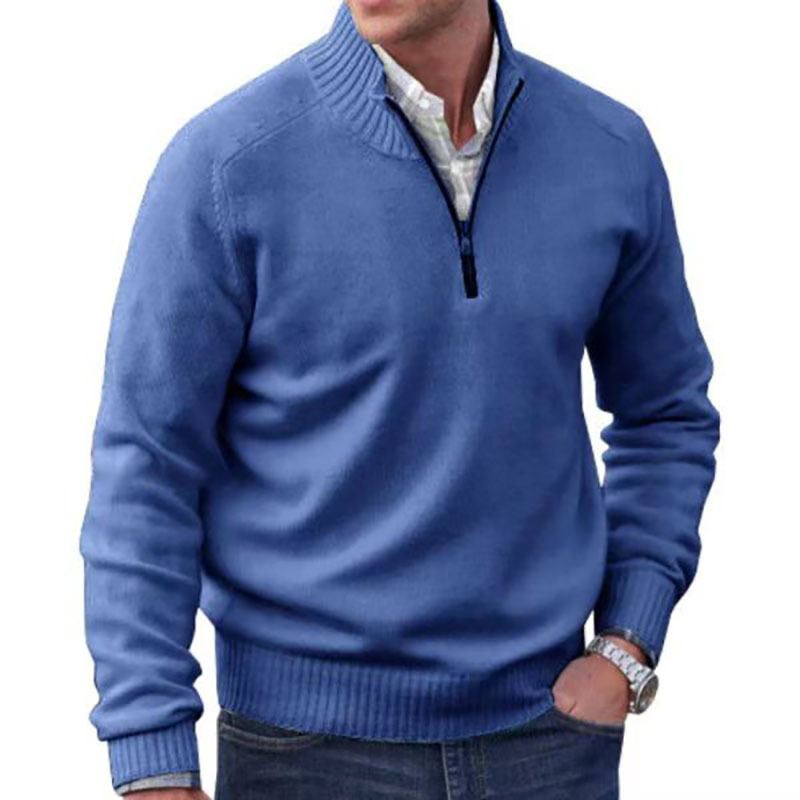 Vincent | Stylish Italian Zip Sweater