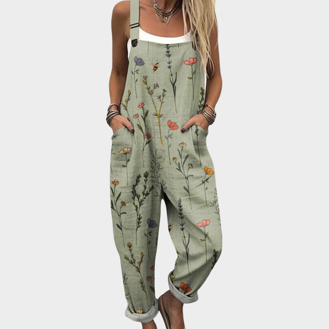 Piper | Sage Meadow Relaxed Fit Overalls