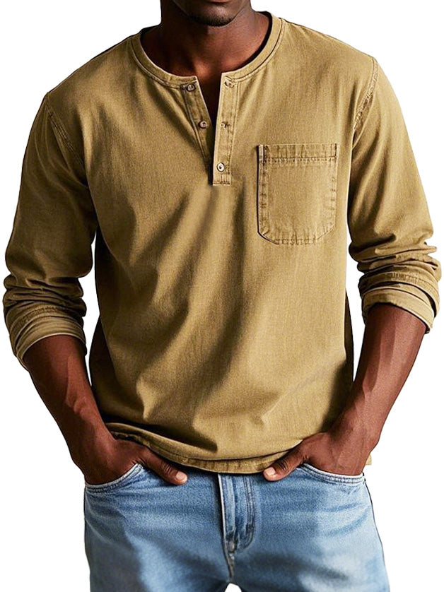 Theodore | Classic Vintage Long-Sleeve Shirt