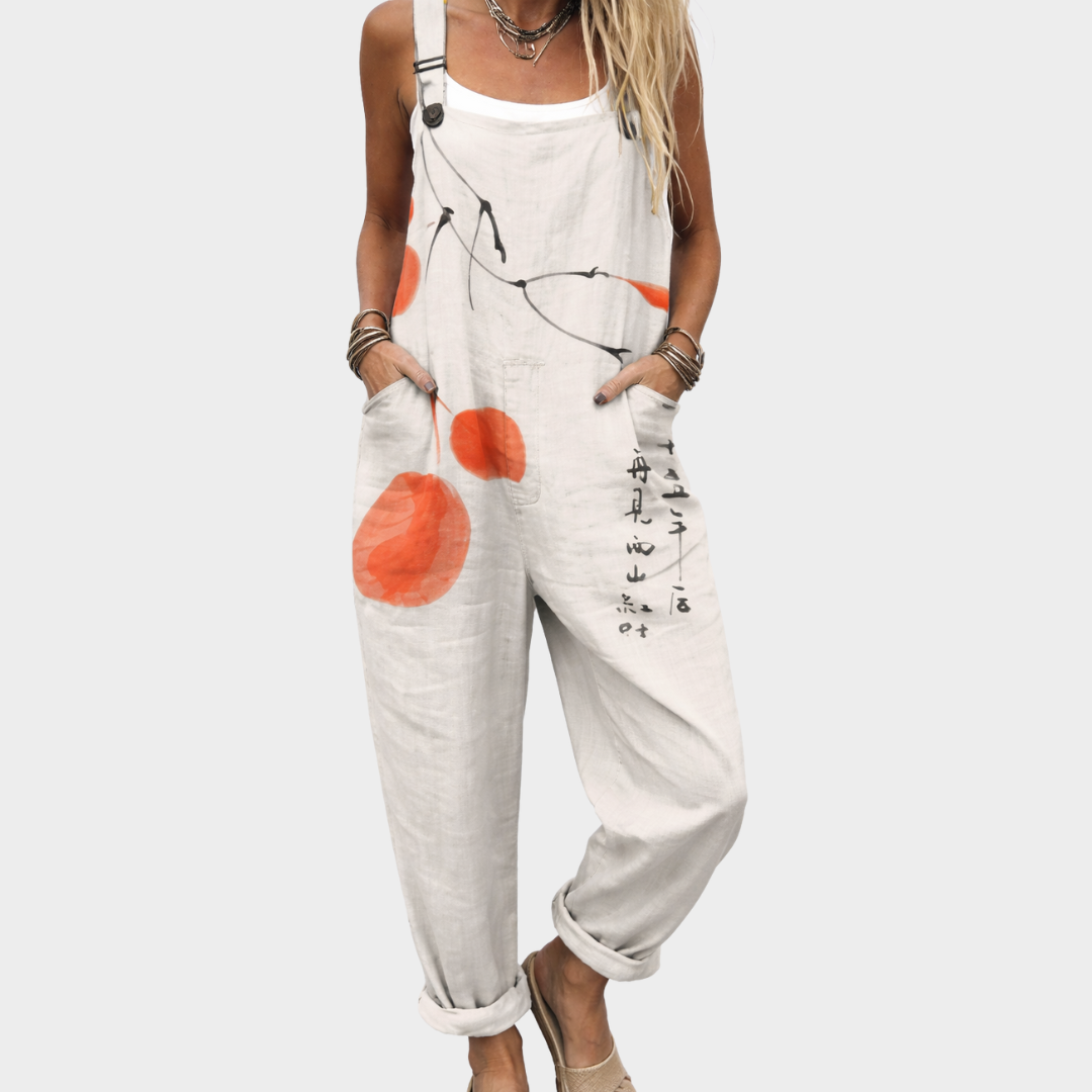 Akira | Relaxed Everyday Art Print Overalls