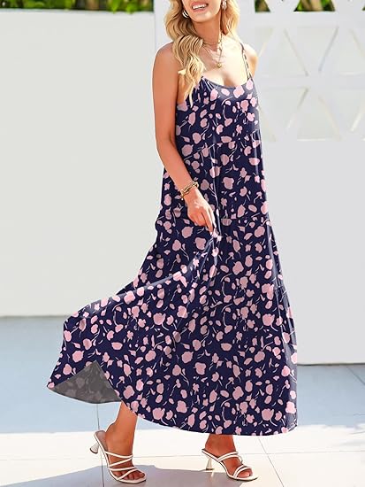Aria | Flowy Tiered Summer Maxi Dress