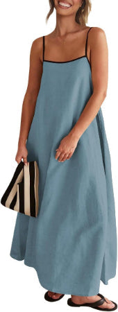 Elara | Effortless Linen Summer Maxi Dress