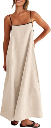 Elara | Effortless Linen Summer Maxi Dress