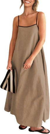 Elara | Effortless Linen Summer Maxi Dress