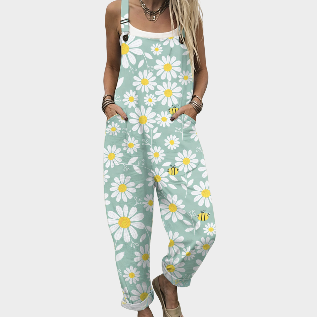Piper | Daisy Meadow Relaxed Fit Overalls