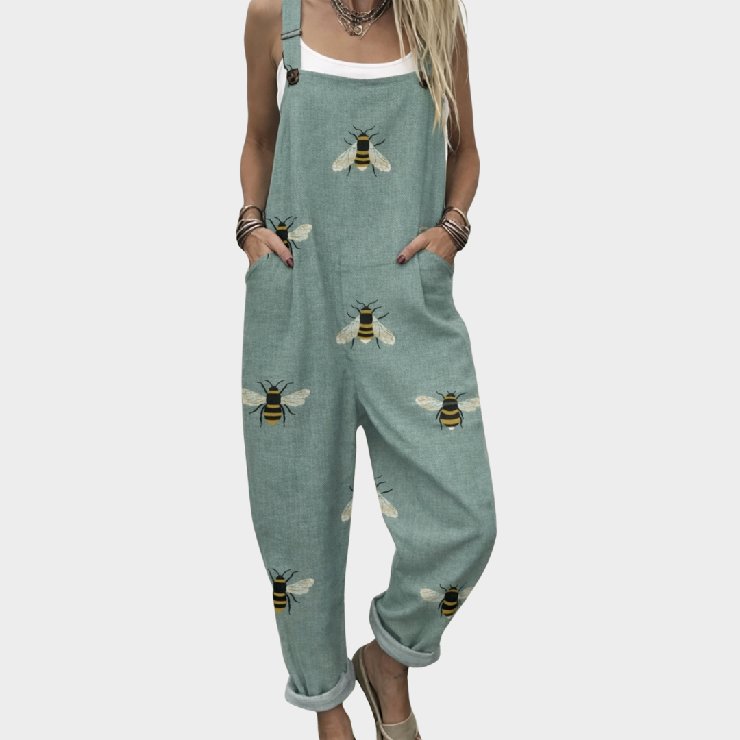 Lena | Relaxed Everyday Printed Overalls