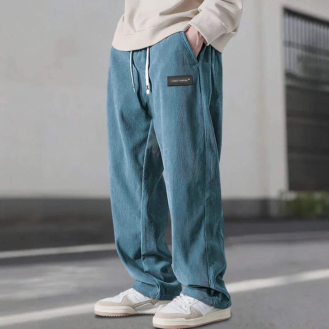 Adrian | Relaxed Corduroy Cargo Sweatpants