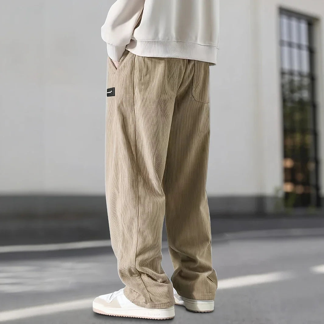 Adrian | Relaxed Corduroy Cargo Sweatpants