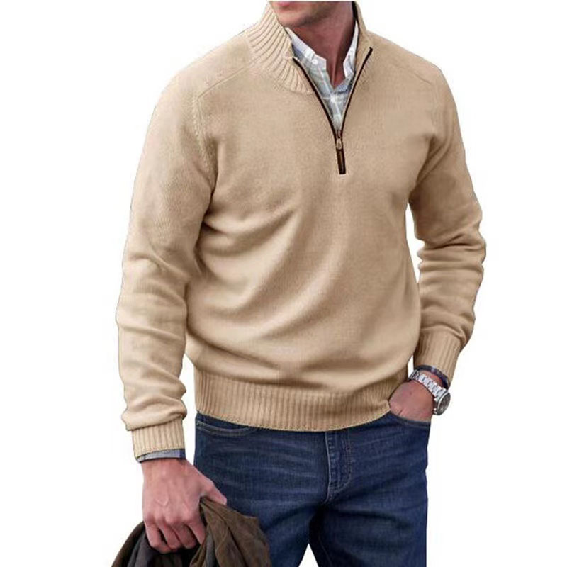 Vincent | Stylish Italian Zip Sweater