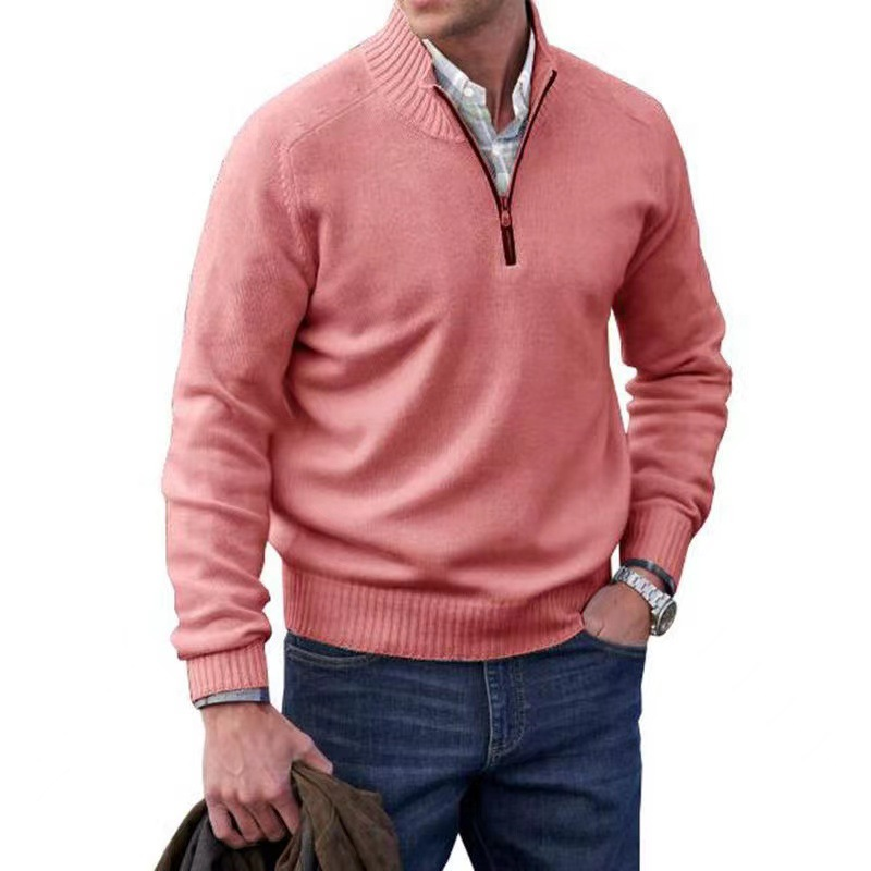 Vincent | Stylish Italian Zip Sweater