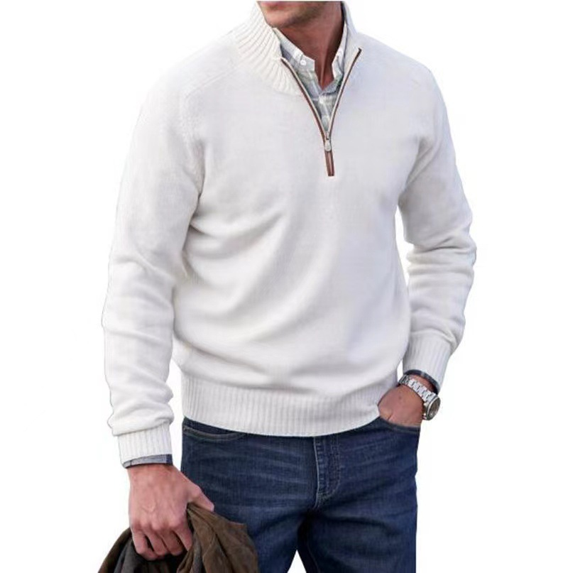 Vincent | Stylish Italian Zip Sweater