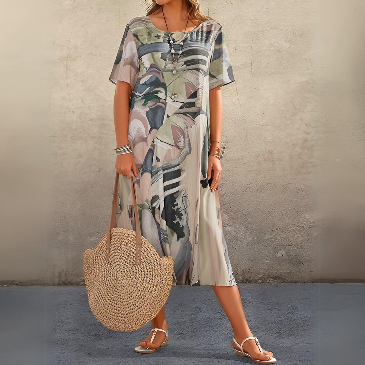 JOELLE | Lightweight Elegant Floral Dress