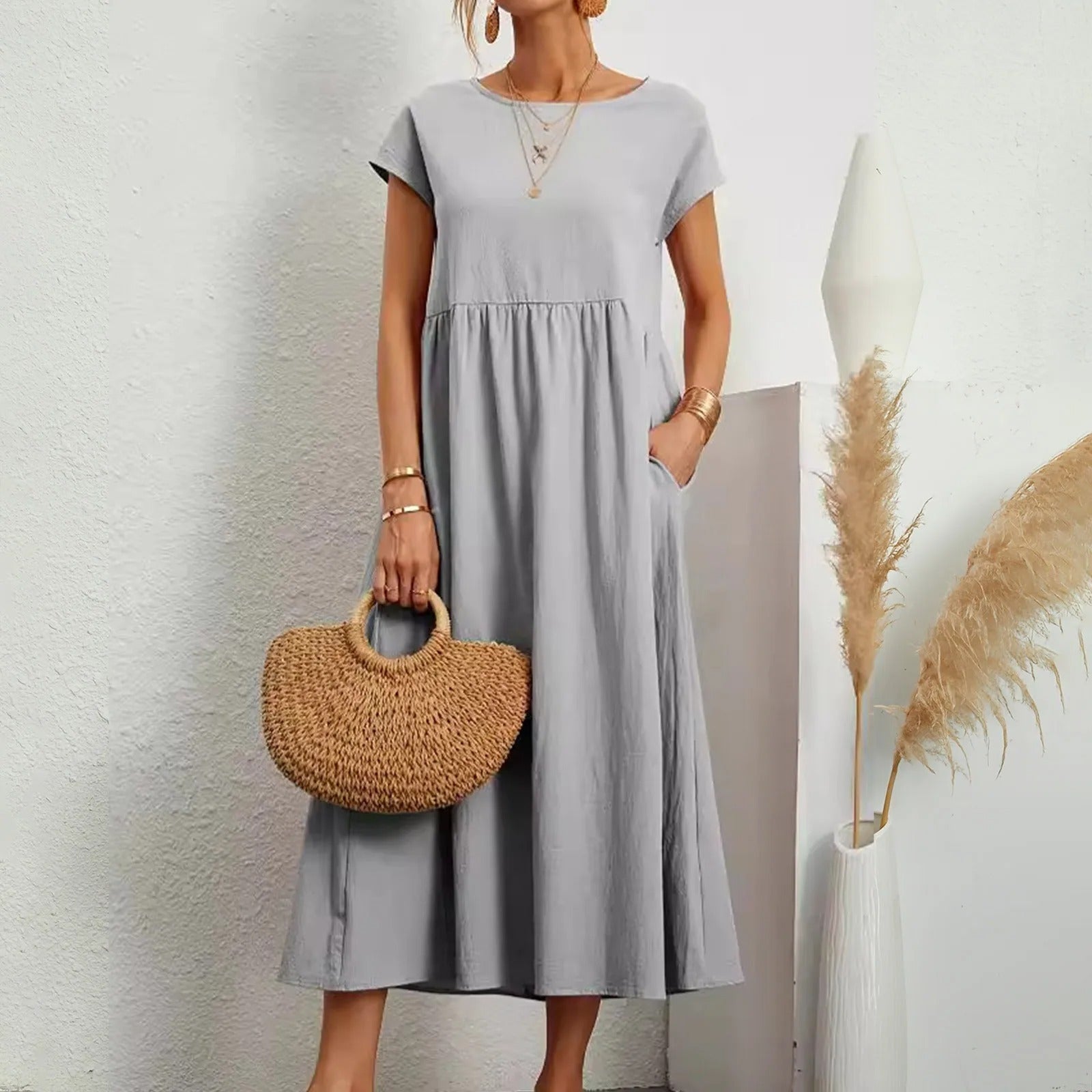 CATHERINE | Elegant Essential Summer Dress