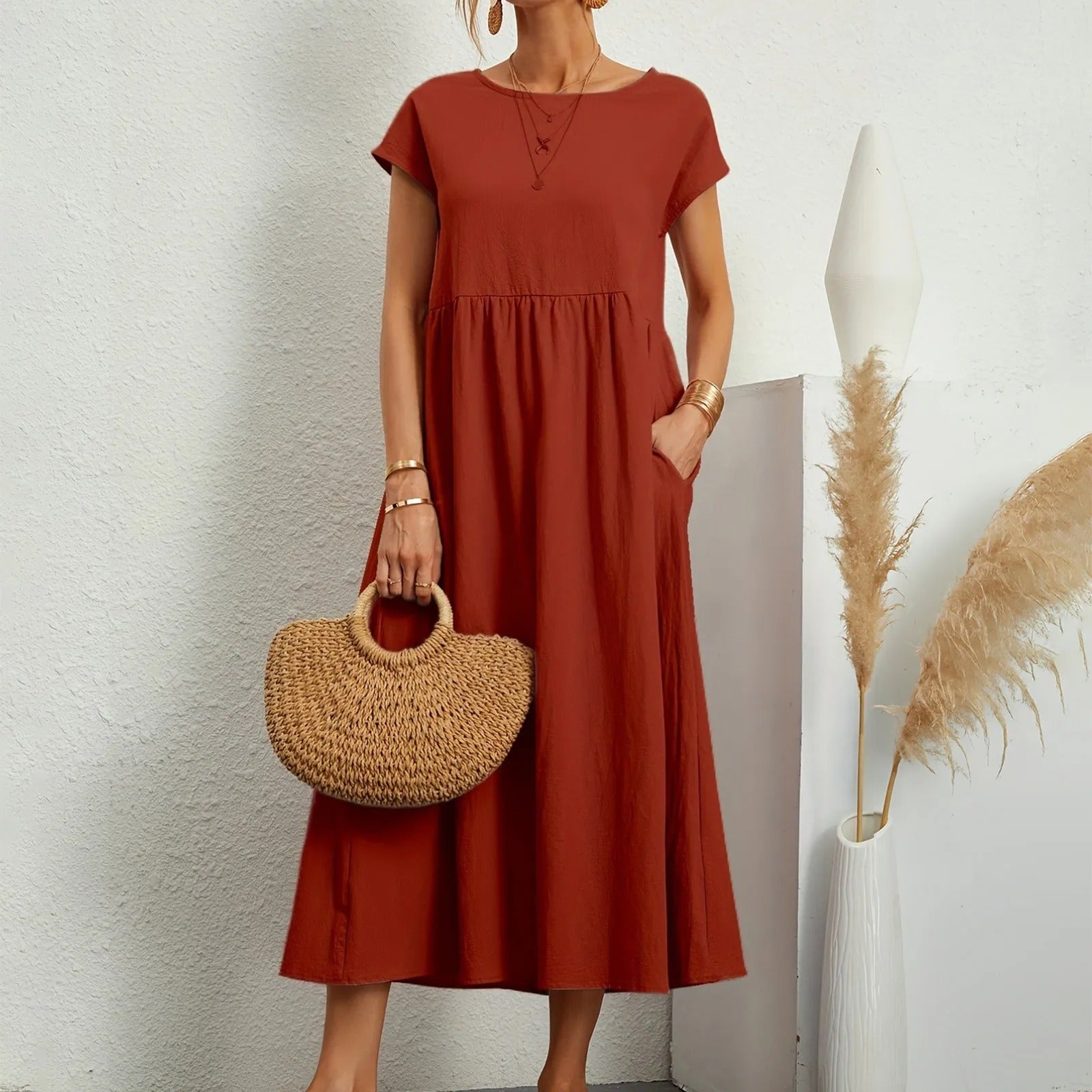 CATHERINE | Elegant Essential Summer Dress